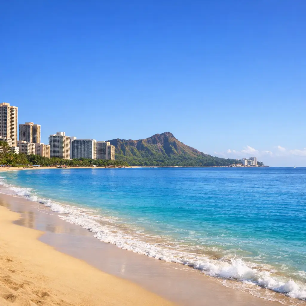 Hawaii road and landscape